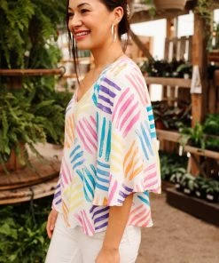 Ave Shops Stamped By Love Top Clothing