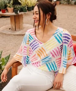 Ave Shops Stamped By Love Top Clothing