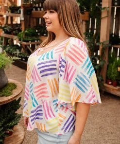 Ave Shops Stamped By Love Top Clothing