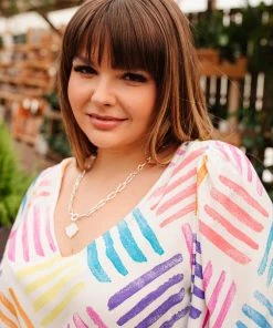 Ave Shops Stamped By Love Top Clothing