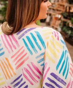 Ave Shops Stamped By Love Top Clothing