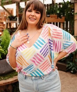 Ave Shops Stamped By Love Top Clothing