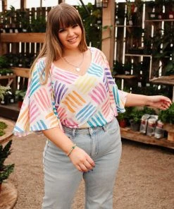 Ave Shops Stamped By Love Top Clothing