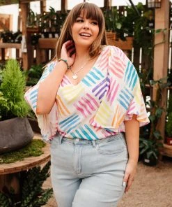 Ave Shops Stamped By Love Top Clothing