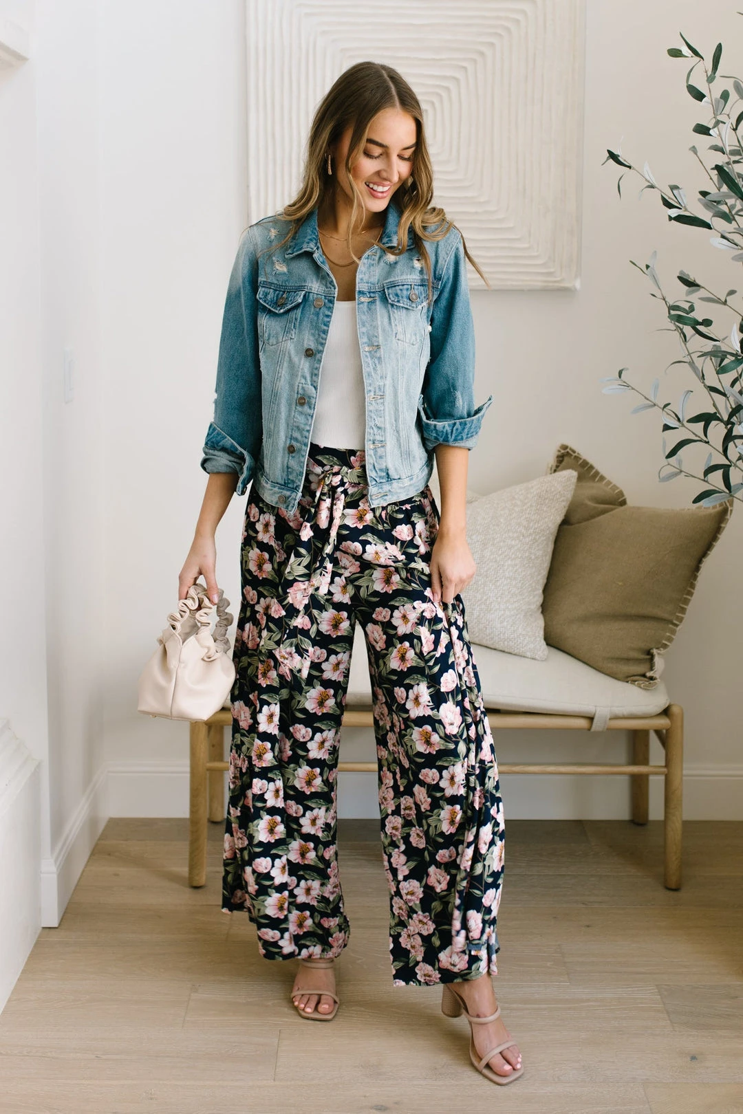 Ave Shops Starting To Bloom Women's High-Waist Stretch Jeans | Comfort Fit & Stylish Design 10 Ave Shops Bottoms & Jeans Starting To Bloom Pants