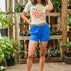 Ave Shops Start The Day Shorts In Blue New Arrivals
