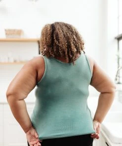 Ave Shops Stay Easy Tank Top in Aqua - Comfortable Women's Clothing 41 Ave Shops Stay Easy Tank In Aqua Clothing