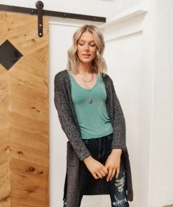 Ave Shops Stay Easy Tank Top in Aqua - Comfortable Women's Clothing 35 Ave Shops Stay Easy Tank In Aqua Clothing