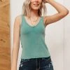 Ave Shops Stay Easy Tank Top in Aqua - Comfortable Women's Clothing 1 Ave Shops Stay Easy Tank In Aqua Clothing