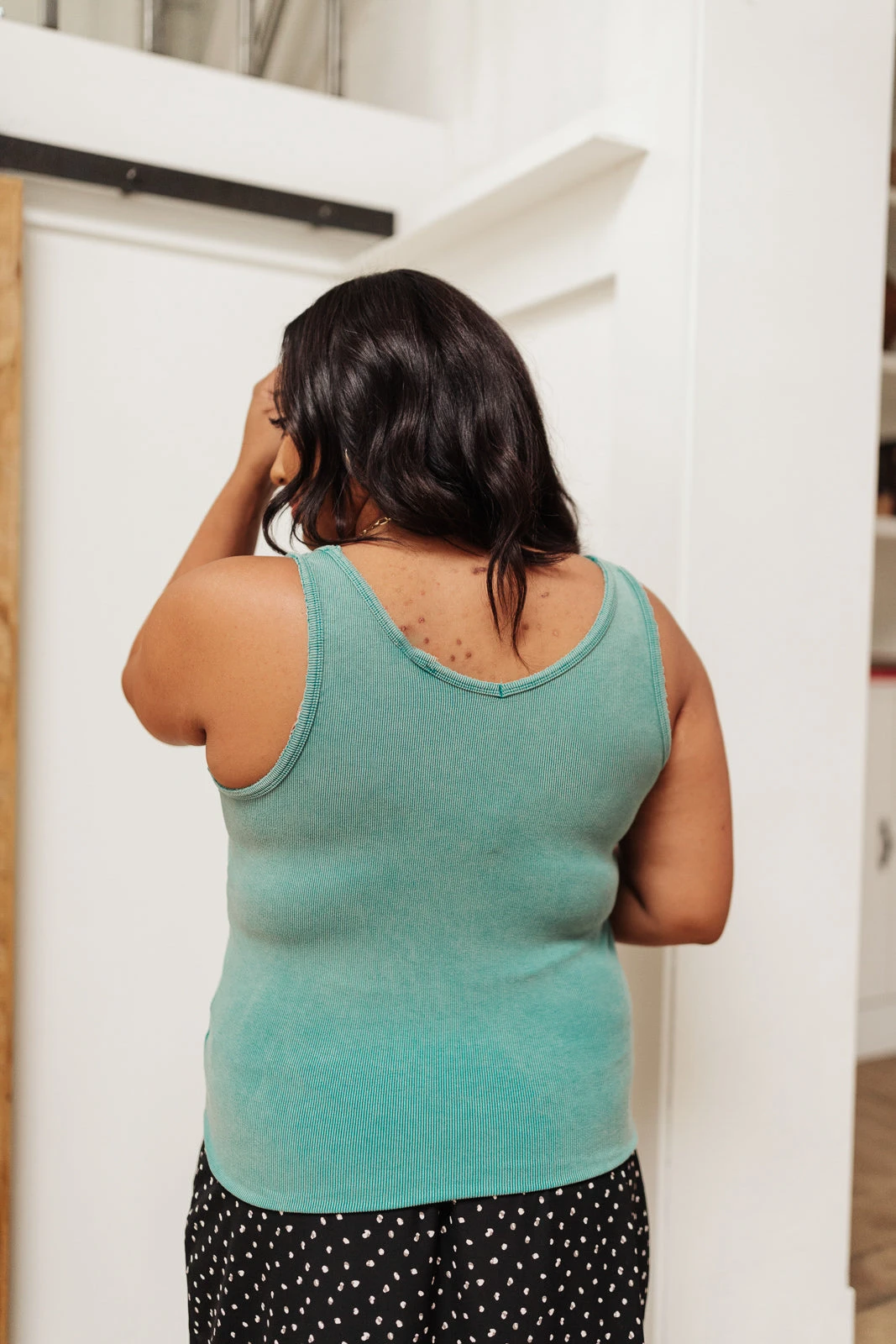 Ave Shops Stay Easy Tank Top in Aqua - Comfortable Women's Clothing 22 Ave Shops Stay Easy Tank In Aqua Clothing