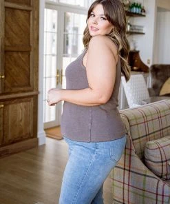 Ave Shops Stay Easy Tank In Bronze