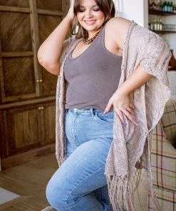 Ave Shops Stay Easy Tank In Bronze