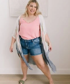 Ave Shops Stevie Hi-Rise Destroyed Cutoffs | Trendy Women's Jeans 34 Ave Shops Bottoms & Jeans Stevie Hi-Rise Destroyed Cutoffs