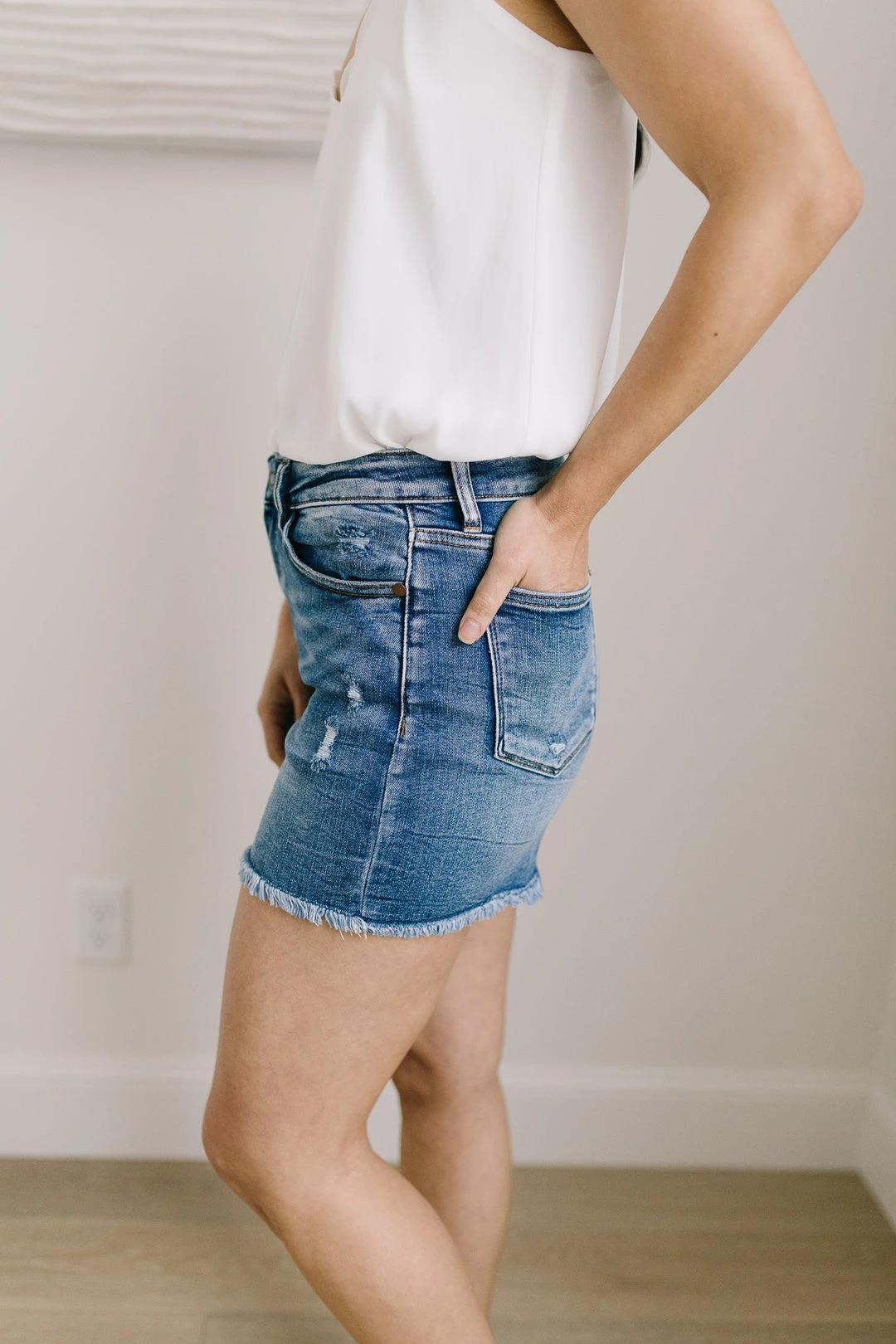 Ave Shops Stevie Hi-Rise Destroyed Cutoffs | Trendy Women's Jeans 13 Ave Shops Bottoms & Jeans Stevie Hi-Rise Destroyed Cutoffs