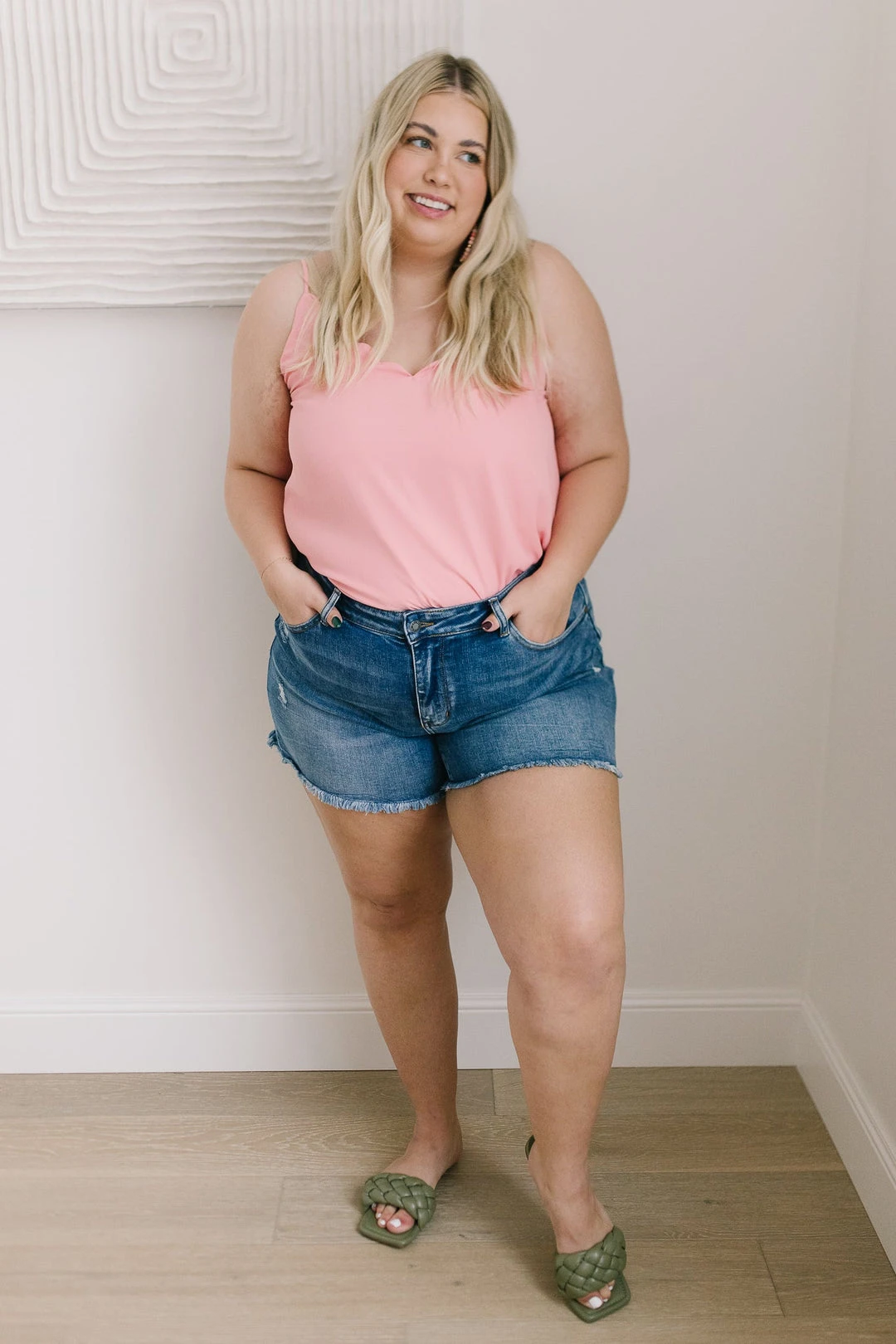 Ave Shops Stevie Hi-Rise Destroyed Cutoffs | Trendy Women's Jeans 6 Ave Shops Bottoms & Jeans Stevie Hi-Rise Destroyed Cutoffs