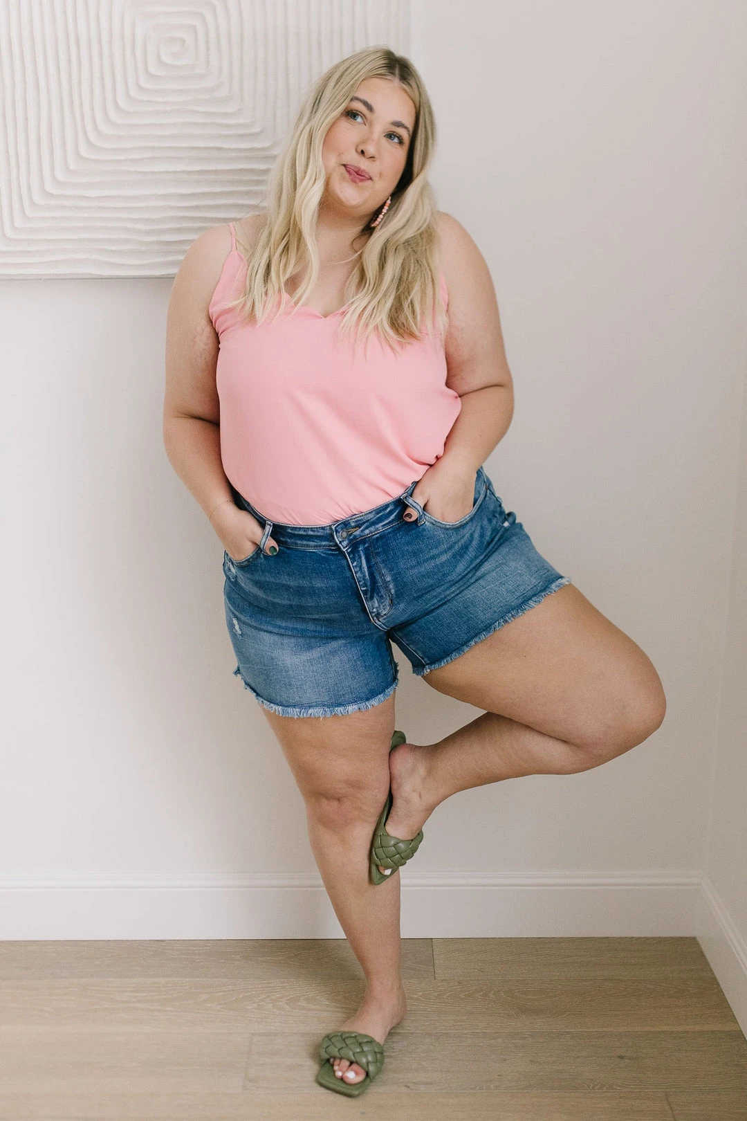 Ave Shops Stevie Hi-Rise Destroyed Cutoffs | Trendy Women's Jeans 12 Ave Shops Bottoms & Jeans Stevie Hi-Rise Destroyed Cutoffs