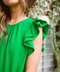 Ave Shops Still The One Dress In Emerald Green