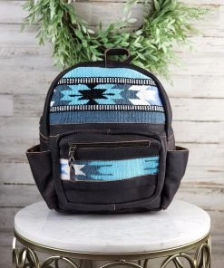 American Darling Stockton Blue Aztec Backpack Handbags & Wallets