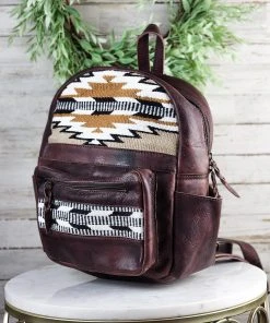 American Darling Handbags & Wallets Stockton Neutral Aztec Backpack