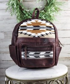 American Darling Handbags & Wallets Stockton Neutral Aztec Backpack