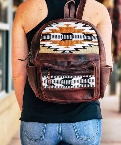 American Darling Handbags & Wallets Stockton Neutral Aztec Backpack