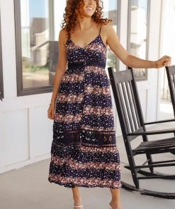 Ave Shops Stripes In Bloom Dress - Stylish Rompers & Jumpsuits for Women 26 Ave Shops Dresses, Rompers, Jumpsuits Stripes In Bloom Dress