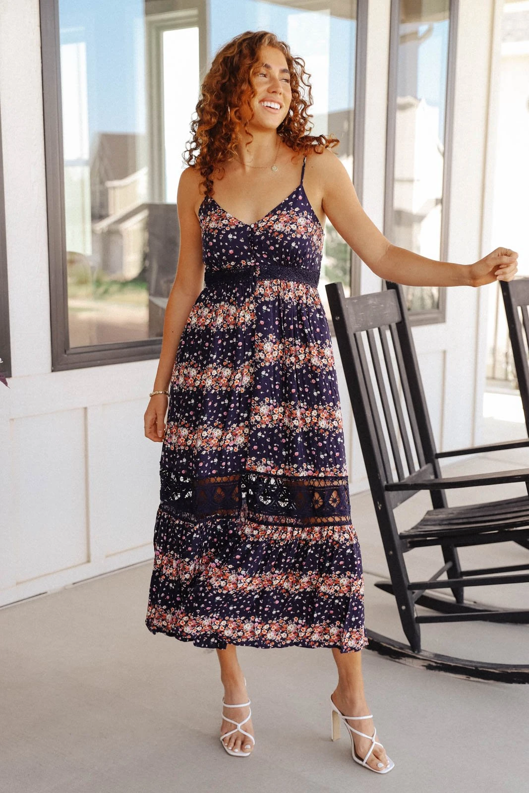 Ave Shops Stripes In Bloom Dress - Stylish Rompers & Jumpsuits for Women 8 Ave Shops Dresses, Rompers, Jumpsuits Stripes In Bloom Dress