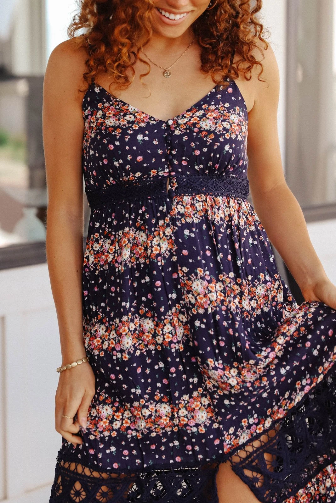 Ave Shops Stripes In Bloom Dress - Stylish Rompers & Jumpsuits for Women 7 Ave Shops Dresses, Rompers, Jumpsuits Stripes In Bloom Dress