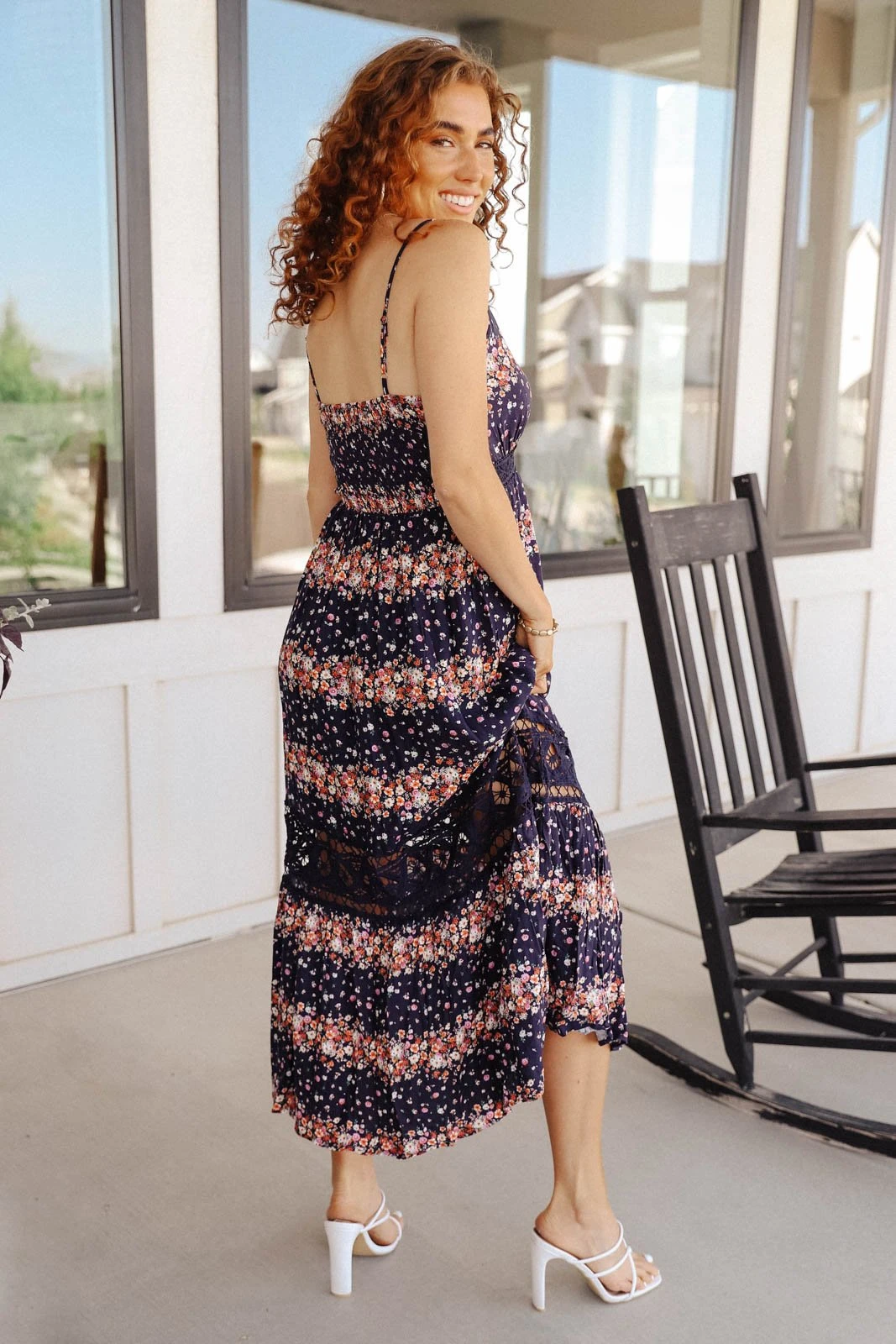 Ave Shops Stripes In Bloom Dress - Stylish Rompers & Jumpsuits for Women 6 Ave Shops Dresses, Rompers, Jumpsuits Stripes In Bloom Dress