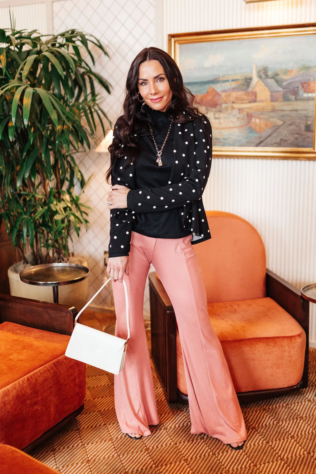 Ave Shops Stylin Girl Black Turtleneck Long Sleeve Top | Women's Fashion Blouse 4 Ave Shops Stylin Girl Turtleneck In Black