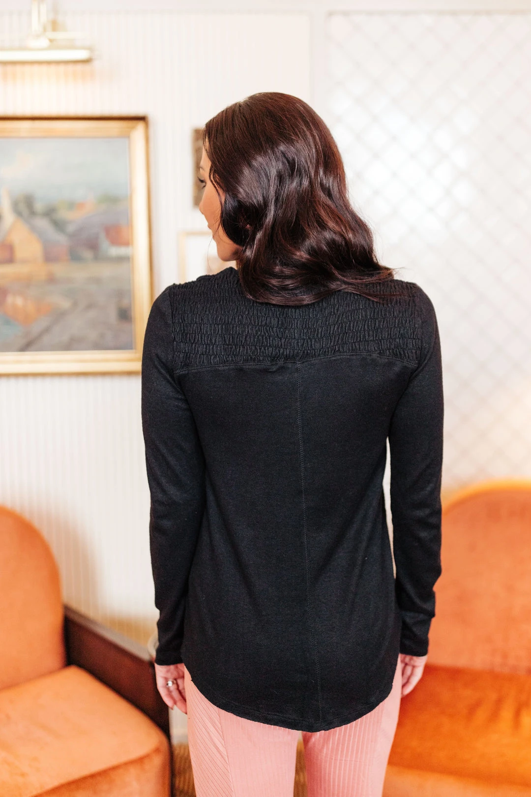 Ave Shops Stylin Girl Black Turtleneck Long Sleeve Top | Women's Fashion Blouse 7 Ave Shops Stylin Girl Turtleneck In Black