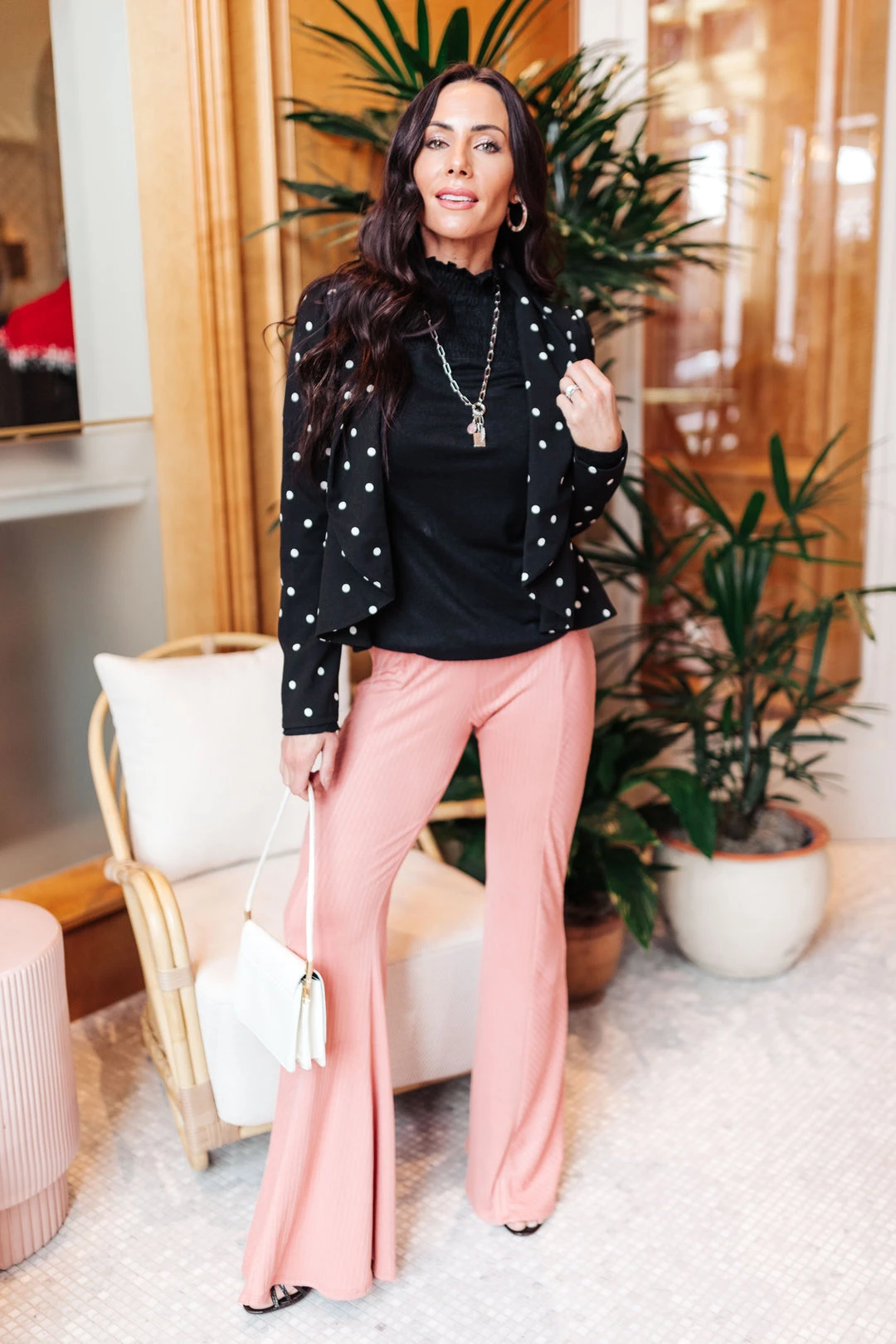 Ave Shops Stylin Girl Black Turtleneck Long Sleeve Top | Women's Fashion Blouse 9 Ave Shops Stylin Girl Turtleneck In Black