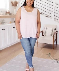 Ave Shops Clothing Subtle Pink Tank