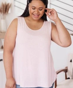 Ave Shops Clothing Subtle Pink Tank