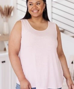 Ave Shops Clothing Subtle Pink Tank