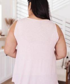 Ave Shops Clothing Subtle Pink Tank