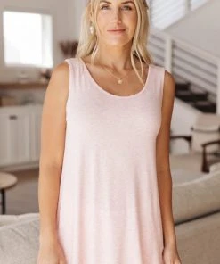 Ave Shops Clothing Subtle Pink Tank