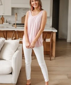 Ave Shops Clothing Subtle Pink Tank