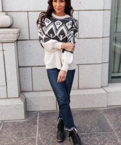 Ave Shops Clothing Summit Sweater In Charcoal