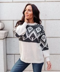 Ave Shops Clothing Summit Sweater In Charcoal