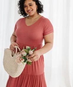 Ave Shops Dresses, Rompers, Jumpsuits Sun Angel Dress In Rose Pink