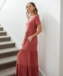 Ave Shops Sun Angel Dress in Rose Pink - Women's Floral Summer Dress 27 Ave Shops Dresses, Rompers, Jumpsuits Sun Angel Dress In Rose Pink