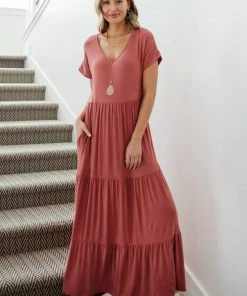 Ave Shops Dresses, Rompers, Jumpsuits Sun Angel Dress In Rose Pink