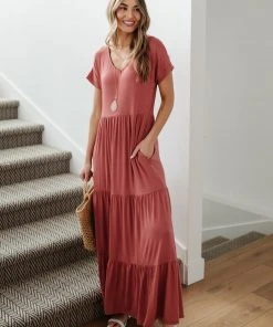 Ave Shops Sun Angel Dress in Rose Pink - Women's Floral Summer Dress 25 Ave Shops Dresses, Rompers, Jumpsuits Sun Angel Dress In Rose Pink