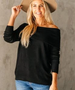 Ave Shops Sun On My Shoulders Long Sleeve Top - Stylish & Comfortable Tops & Blouses 25 Ave Shops Sun On My Shoulders Top Long Sleeve Tops