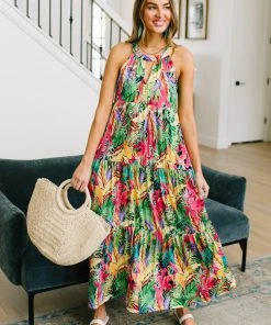 Ave Shops Sunny Rain Forest Dress Dresses, Rompers, Jumpsuits