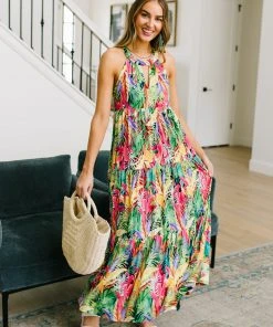 Ave Shops Sunny Rain Forest Dress Dresses, Rompers, Jumpsuits