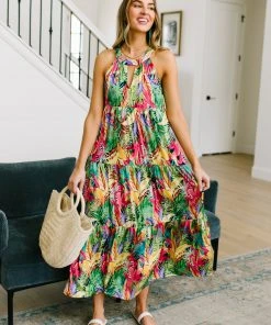 Ave Shops Sunny Rain Forest Dress Dresses, Rompers, Jumpsuits
