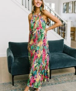 Ave Shops Sunny Rain Forest Dress Dresses, Rompers, Jumpsuits