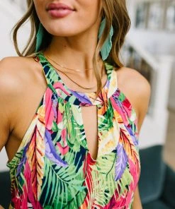 Ave Shops Sunny Rain Forest Dress Dresses, Rompers, Jumpsuits